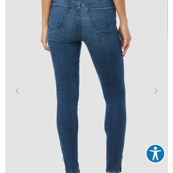 Hudson Centerfold Super Skinny Jeans - worn once - size 28 - Picture 2 of 7